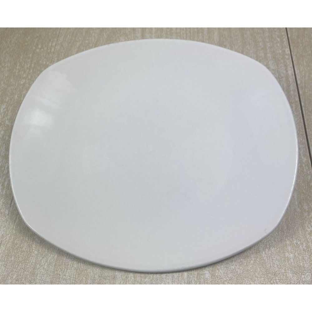 Steelite International Alumina Vitrified China White 12" Squicle Platter England